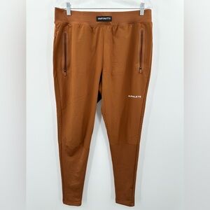 Alphalete Men's Infinity Tech Brown Jogger Pants Size Medium